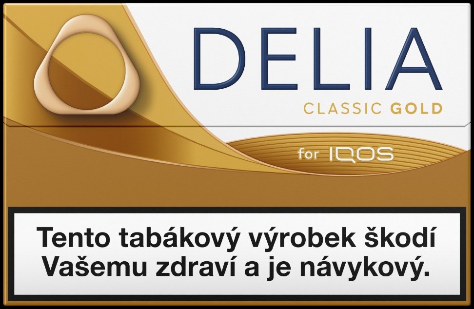 DELIA Classic Gold &ndash; nov&yacute; design krabičky