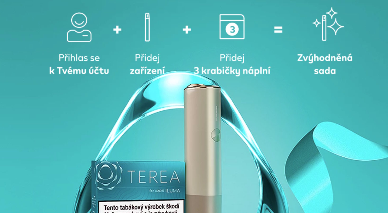 Super akce: TEREA opět ve velké slevě za 1140 Kč, koupit můžete až 9 kartonů
