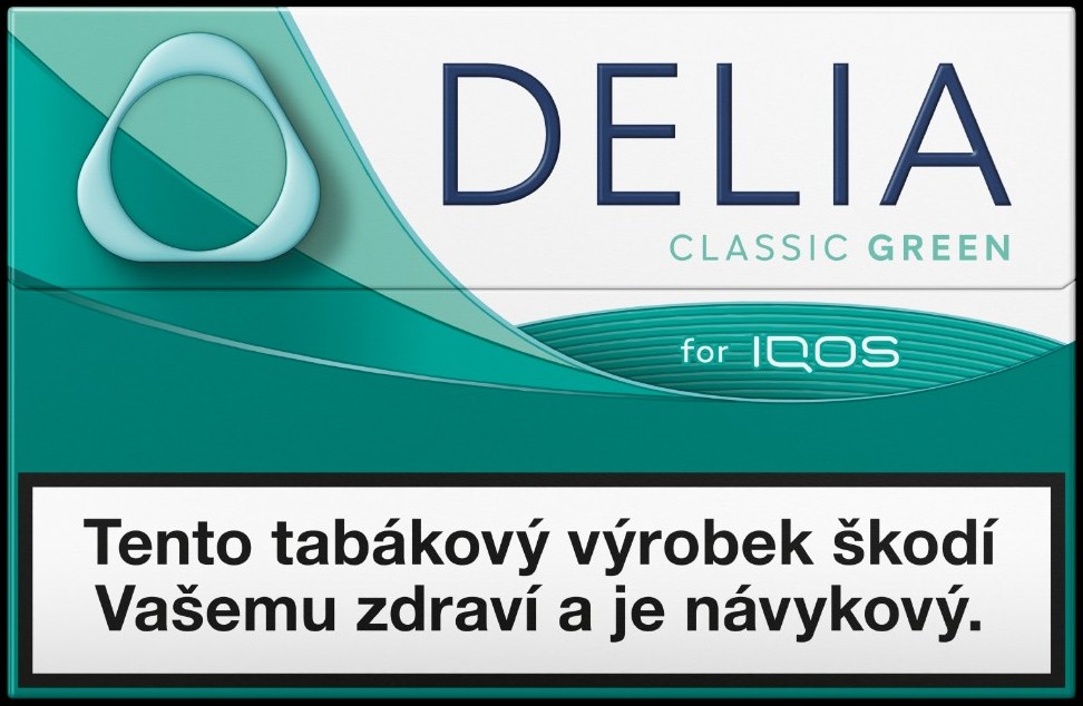 DELIA Classic Green &ndash; nov&yacute; design krabičky
